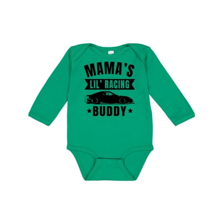 

Inktastic Mamas Lil Racing Buddy Gift Baby Boy or Baby Girl Long Sleeve Bodysuit