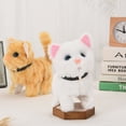 thumbnail image 5 of Nuevo juguete de peluche de gatito para caminar, gato interactivo eléctrico, Animal relleno, cola mullida, cabeza que mueve, gato, juguete para mascotas, regalo para niños, 5 of 5