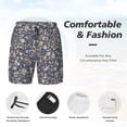 thumbnail image 5 of Daiia Daisies Flowers Mens Swim Trunks Swim Shorts Quick Dry Swim Shorts with Mesh Lining Pockets-X-Large, 5 of 9