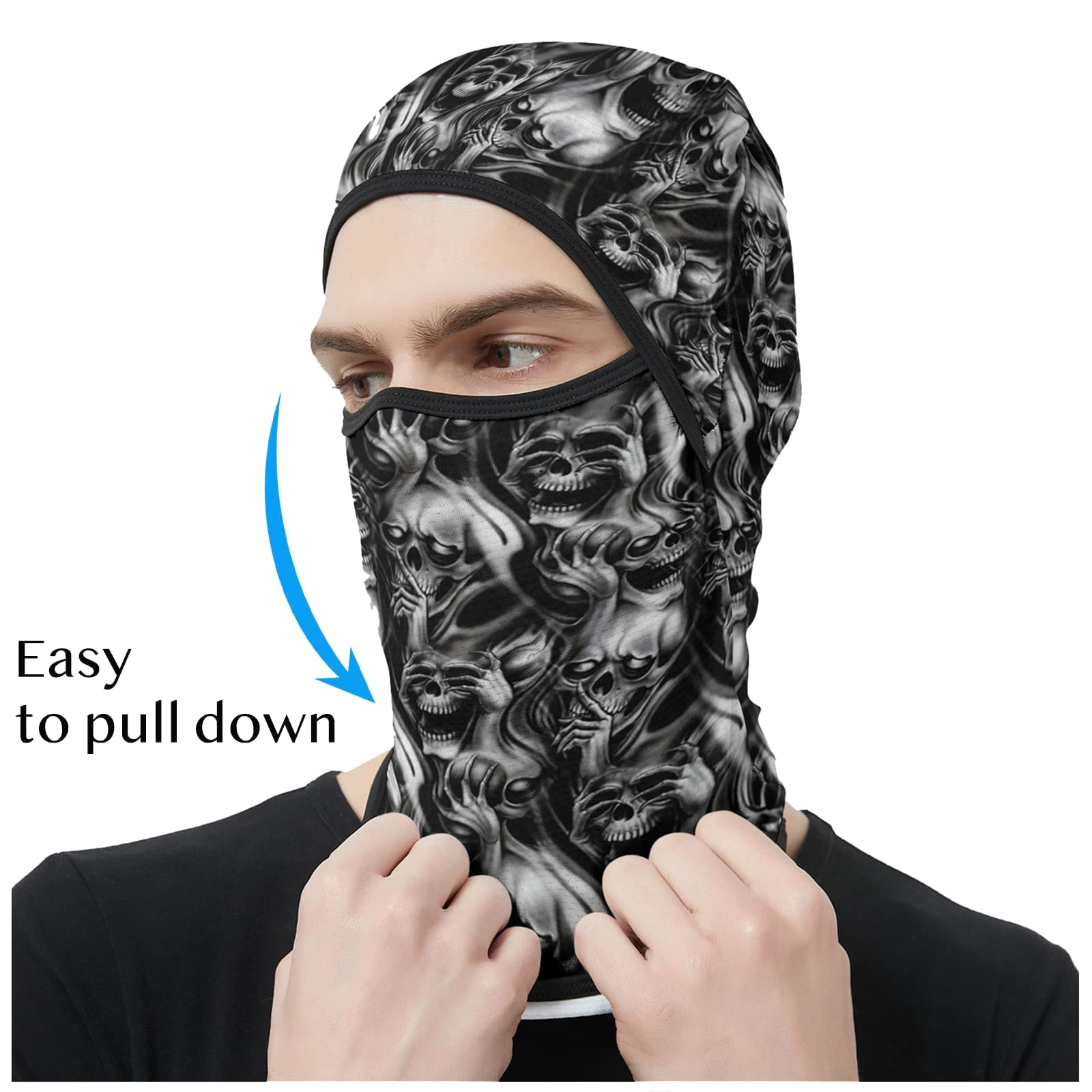 Balaclava Face Mask Men Women For Sun Protection Fishing Raves