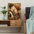 thumbnail image 5 of The Kiss Mosaic Canvas Wall Art, Classic Decor for Living Room Bedroom Hotel Lobby Office Home Interior, 5 of 8