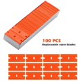 thumbnail image 2 of 2 pcs Scraper for Vitroceramic Glass Plate Scraper with 100 plastic squeegees, for removing labels, glue, paintStickers and decals, 2 of 5