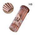 thumbnail image 2 of 50 Pcs Standard Pencil Black Hard 2H/2B/HB Pencil Triangular Grip Nature Wooden Pencil for Handwriting Sketching Drawing  Triangle Bar HB, 2 of 6