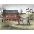 thumbnail image 2 of Jacobs, Billy 32x25 White Modern Wood Framed Museum Art Print Titled - Old Grey Mare, 2 of 4