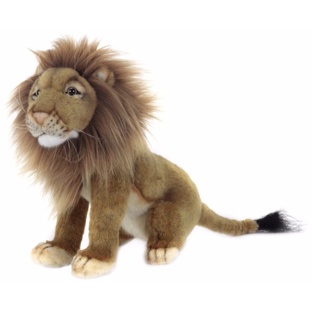 Hansa Seated Lion Plush Toy - Walmart.com - Walmart.com