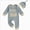 B73--Sky Blue, variant on Newborn Baby Boy Girl Clothes Little Bro Romper Jumpsuit Ribbed Knit Long Sleeve Bodysuit With Hat 6-12 Months Boy Girl Beige Fall Winter Tops+Pants Pajamas & Dailywear Set
