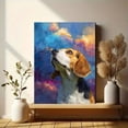 thumbnail image 6 of Beagle Dog Portrait Canvas Print Wall Art for Living Room Bedroom Office Entryway Pet Lover Home Decor, 6 of 8