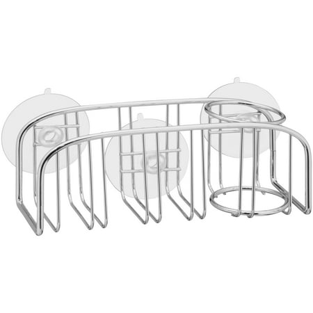 Spectrum Diversified Designs Sink Contempo Suction Sponge And Brush Spectrum Diversified Designs Sink Contempo Suction Sponge And Brush Cradle Chrome Com