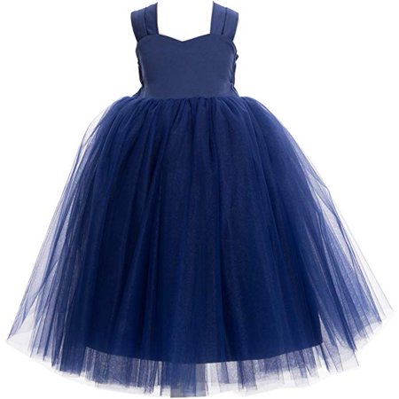 

Sweetheart Neck Top Tutu Baby Flower Girl Dress Communion Baptism 201