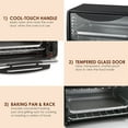 thumbnail image 3 of Elite Gourmet ETO236 New 2 Slice Toaster Oven with Timer, 3 of 8