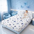 thumbnail image 3 of Homewish Stars Print Bed Sheets, Galaxy Theme Full Size Sheets, 4-Piece (1 Flat Sheet, 1 Fitted Sheet and 2 Pillowcases), 3 of 6
