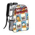 thumbnail image 1 of Gato Gruñón Mochila transparente temática, resistente y duradera, bolsa see-through para trabajo, deporte, universidad y viaje, 31 × 43 cm, 1 of 6