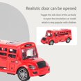 thumbnail image 4 of HLONK Mini Autobus Scolaire Jouets pour Garçons Filles 5,1‘‘ Enfants Simulation Éducative Modèle d'Autobus Scolaire à Rétrofriction Autobus Jouet pour Tout-Petits Âge 1-6, 4 of 7