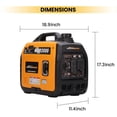 thumbnail image 5 of 3.5KW Super Quiet Portable Suitcase Inverter Generator – Lightweight for Camping, RV, and Emergency Home Backup, 5 of 6