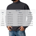 thumbnail image 3 of LODIENY Big and Tall (M-5XL) Mock Neck Undershirt for Men Long Sleeve Knit Thermal Base Layer Tops Relaxed Fit Basic Fall Winter Clothing Gray XXL, 3 of 7