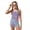 Purple Mermaid Scales Bubble, variant on COEQINE Two Piece Taniki Swimsuit for Girls, Round Neck Top with Shorts Racerback Swimwear with Chest Pad, Modest Bathing Suit for 6-7 Year Olds, Easy Care, Pink Mermaid Scales Seashell