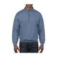 thumbnail image 2 of Comfort Colors - Garment-Dyed Quarter Zip Sweatshirt - 1580 - Blue Jean - Size: M, 2 of 3