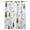 White, variant on Green Black Moose Kitchen Curtains Checkered Vintage Art Animals Trees Cafe Short Curtains for Bathroom Blackout Window Curtain Small Window Treatment Tier Drapes for Bedroom Living Room 27.5"x39"x2