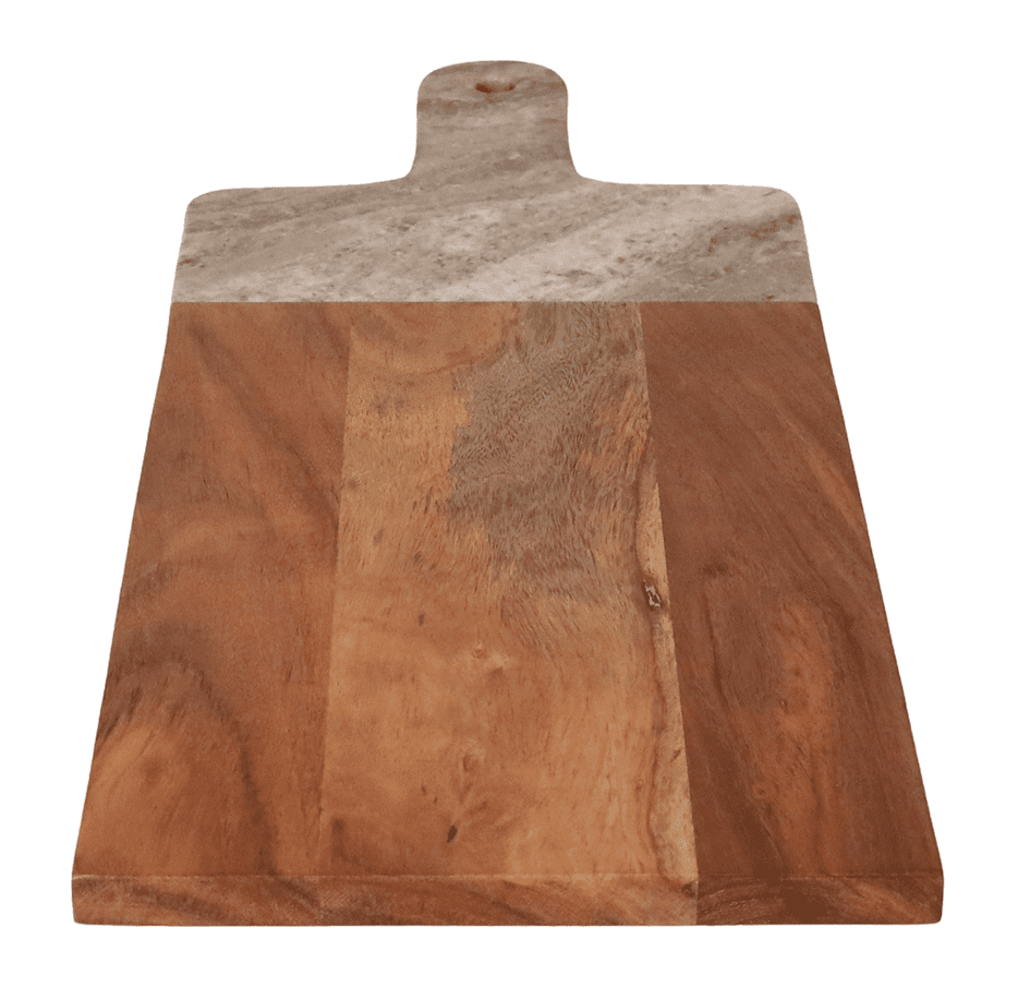 Better Homes & Gardens Natural Acacia Wood and Marble Charcuterie Board, One Size