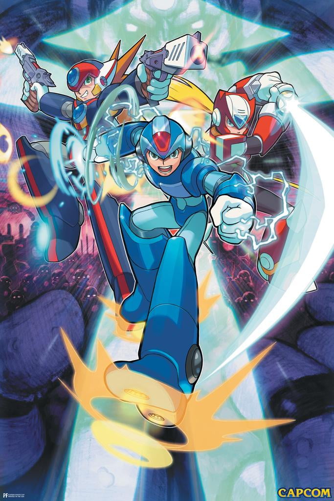 Megaman poster print 
