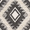 thumbnail image 3 of SAFAVIEH Kenya Brandt Geometric Diamonds Area Rug, Black/Ivory, 9' x 12', 3 of 4