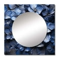 thumbnail image 2 of Designart "Beauty In Adorned Blue Violet" Violets Square Mirror For Wall Decor - Large Blue Square Printed Wall Mirror Art - Square Traditional Mirror - Wall Mounted Square Large Mirror, 2 of 5