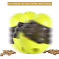 thumbnail image 4 of Pelota de comida para perros, pelota de comida para perros, pelota de golosinas, pelotas de juguete para perros, pelota de golosinas para perros, para perros pequeños que cazan y juegan (amarilla) Hy, 4 of 5