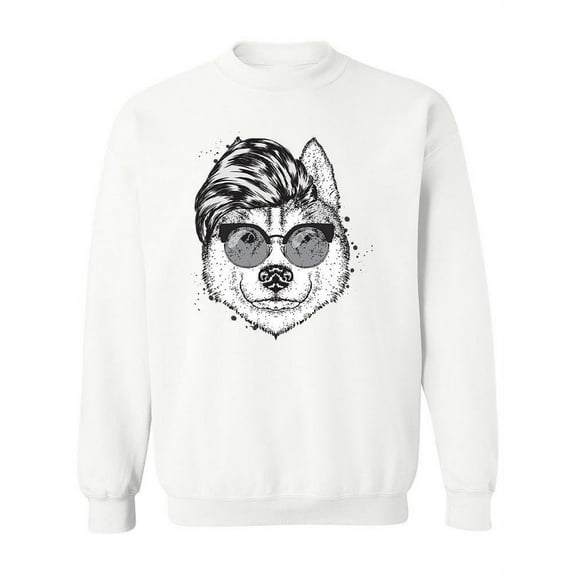 Hipster Husky Sweatshirt Women -Image by Shutterstock, Female Small