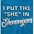 thumbnail image 2 of I Put She In Shenanigans St Patricks Tank Top Tee Shirt Women Brisco Brands 3X, 2 of 5