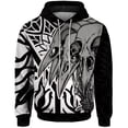thumbnail image 3 of Sudadera con capucha de moda de otoño para hombre, sudaderas con capucha geniales para hombre, jersey con estampado de calavera y rosa, ropa Y2k, sudadera con capucha gótica, 3 of 4