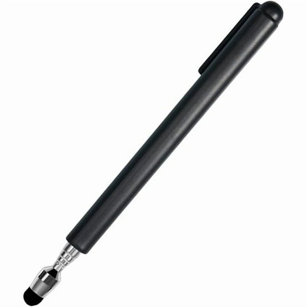 wonima02 Universal Telescopic Stylus Pen for Touch Screens,Retractable Pointer Stick & Stylus with Special Flocking Tip,Extendable High Precision & Soft, Stylus Pen for Touch Screens (Black)