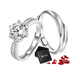 thumbnail image 1 of 2 Anillos De Pareja Compromiso Hombre Y Mujer, 1 of 4
