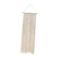 thumbnail image 2 of Tapiz de macramé para decoración de pared, tapiz con borlas, elegante y moderno fondo para sala de estar. Lados, 2 of 9