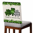 thumbnail image 2 of St. Patrick's Day Chair Back Covers, Removable Chair Covers for Dining Chairs Set of 8, Washable Chairs Slipcovers Back Seat Protector for Wedding Party 19"x20", 2 of 9