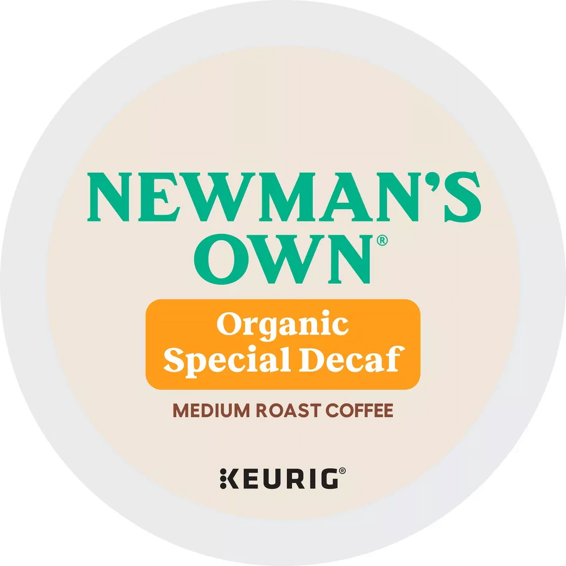 Newman's Own Organics Special Blend Decaf, Single-Serve Keurig K-Cup Pods, Medium Roast Coffee Pods, 96 Count