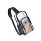 thumbnail image 5 of Bolsa Transparente con Bandolera, Monedero Informal, Paquete de Pecho Transparente para Playa, Camping, Senderismo, 5 of 9