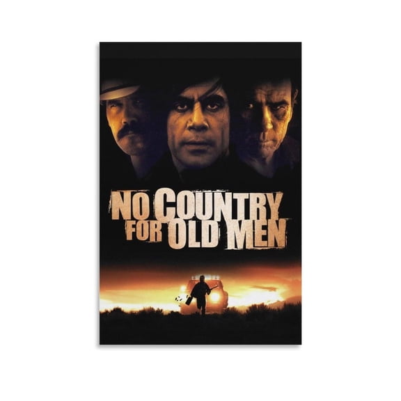 Movie Poster No Country for Old Men Poster 2 Canvas Painting Posters And Prints Wall Art for Living Room Bedroom Decor