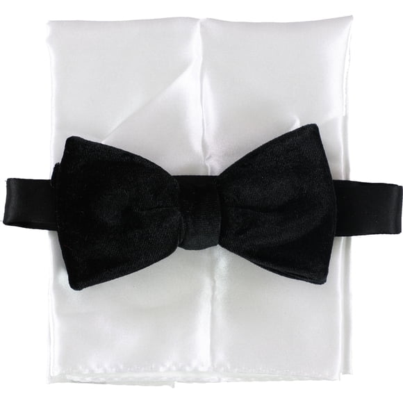 Pajarita preatada Alfani de 2 piezas para hombre color negro talla única