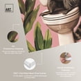 thumbnail image 4 of Raccoon Tropical Bathroom Canvas Wall Art by Art Remedy, Gallery Wrapped, 16"x20", 4 of 7
