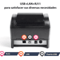 thumbnail image 3 of Impresora Térmica de Recibos POS de 80 mm Labg USB Negro, 3 of 5