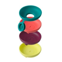 ACDANC 4PCS Drip Free Popsicle Holder for Kids Reusable Silicone Popsicle Holder Popsicle Drip Catcher Catches Drips Before They Drop Frozen Ice Cream Holder for Summer Days Birthday Popsicle Party