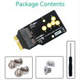 thumbnail image 4 of MóDulo AX200/201/210 WIFI6 a Placa Adaptadora de 12+6 Pines Compatible con MóDulo A/E de Llave 2230 M.2 Que Reemplaza la Tarjeta BCM94360CS2, 4 of 5