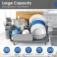 thumbnail image 2 of Escurridor de platos Urackify de acero inoxidable 304 de gran capacidad, 2 of 8