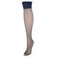 thumbnail image 1 of Hanes 00P19 Silk Reflections Plus Knee Highs Enhanced Toe Size 1 Size, Classic Navy Blue, 1 of 2