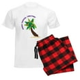 thumbnail image 6 of CafePress - Merry Tropical Christmas Men's Light Pajamas - Men's Light Loose Fit Cotton Pajama Set, 6 of 7