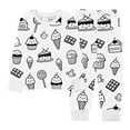 thumbnail image 4 of Owordtank Kids DIY Colorable Pants Set Boys Girls Hand Painted T Shirts and Pants Sets Funny Cartoon Coloring 2 Piece Outfits, 4 of 8