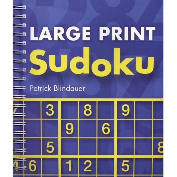 large print sudoku puzzle book walmart com