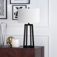 thumbnail image 2 of Henn&Hart 14" Blackened Bronze Metal/Fabric Table Lamp, 2 of 8