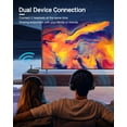 thumbnail image 6 of Bluetooth 5.3 Transmitter for TV, aptX Low Latency HD Bluetooth Receiver for Home Stereo, Wireless Audio Adapter for 2 Headphones, Volume Control, AUX/RCA Inputs, 6 of 24