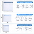 thumbnail image 2 of LIZEVINC 12-Pack Mesh Laundry Bags, 3-Size Set Wash Bags for Delicates, Durable Laundry Bags Mesh Wash Bags for Bra, Lingerie, Sweater, Clothing Organization, 2 of 10